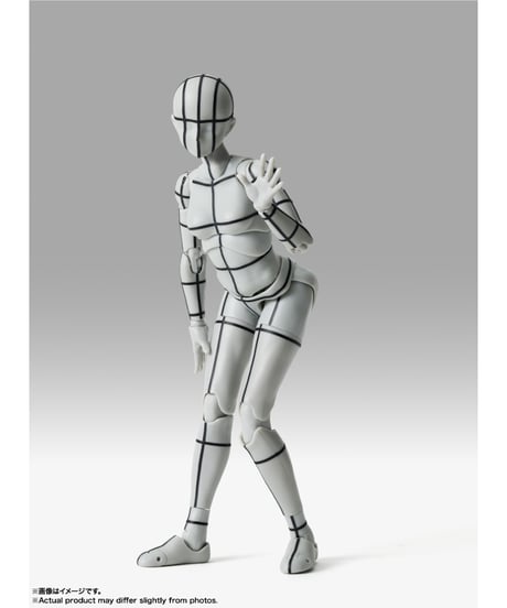 【送料無料】S.H.Figuarts ボディちゃん -スポーツ- Edition -ワイヤーフレーム-(Gray Color Ver.)