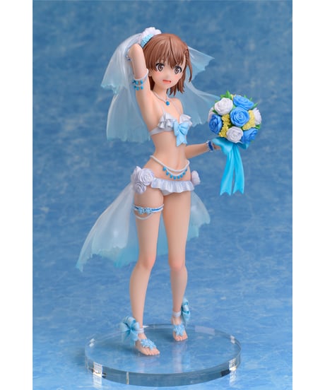 【予約】とある科学の超電磁砲T 御坂美琴 ウェディング水着Ver. 1/7スケールフィギュア　［A･DIMENSION］