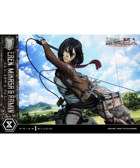 【送料無料】アルティメットプレミアムマスターライン 進撃の巨人 エレン・ミカサ・アルミン　[プライム1スタジオ]
