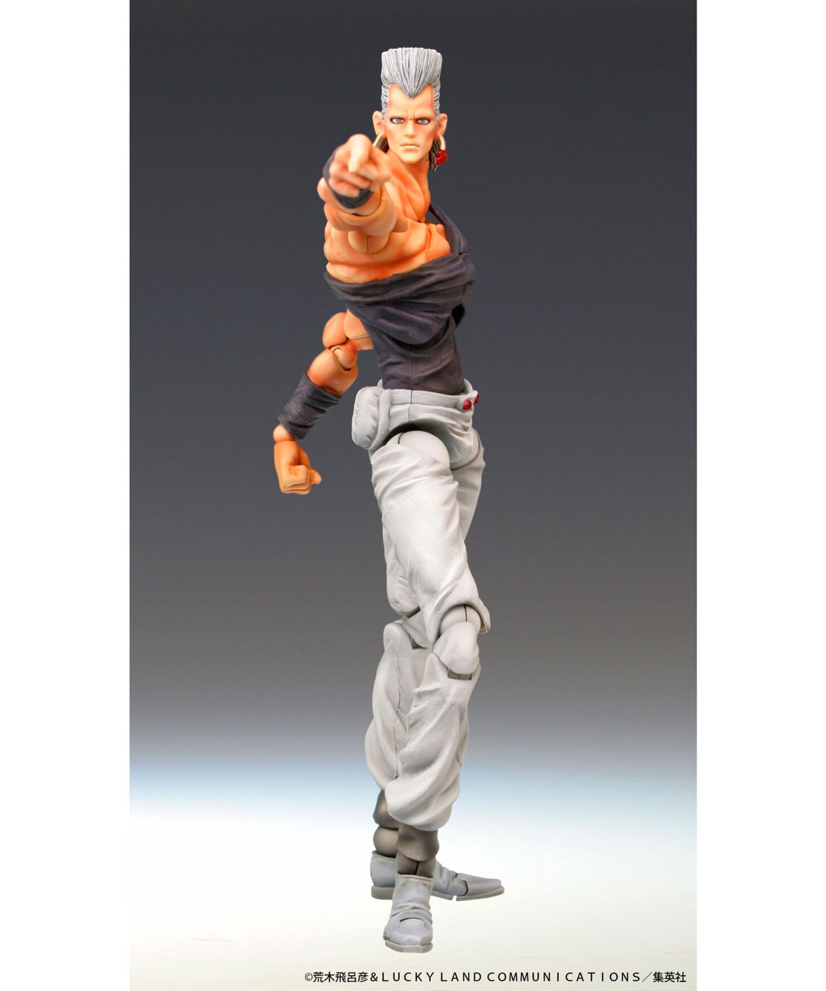 超像可動 『ジョジョの奇妙な冒険 第三部』 J・P・ポルナレフ 約160mm PVC＆ABS&amp;ナイロン 塗装済み可動フィギュア 超像可動『ジョジョの奇妙な冒険 第3部』「J・P・ポルナレフ