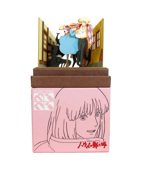 【送料無料】さんけい　みにちゅあーとキット スタジオジブリmini ハウルの動く城 逃げるハウルとソフィー
