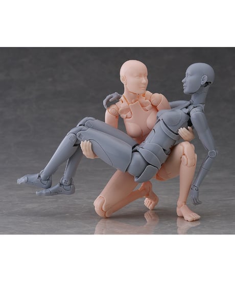 【予約】西村式デッサン人形 オリーブさん GRAY/FLESH　全2種　可動フィギュア　[マックスファクトリー]