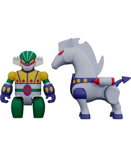 【予約】BRICKROID 鋼鉄ジーグ パーンサロイドセット　塗装済み可動フィギュア　鋼鉄ジーグ　[グッドスマイルカンパニー]