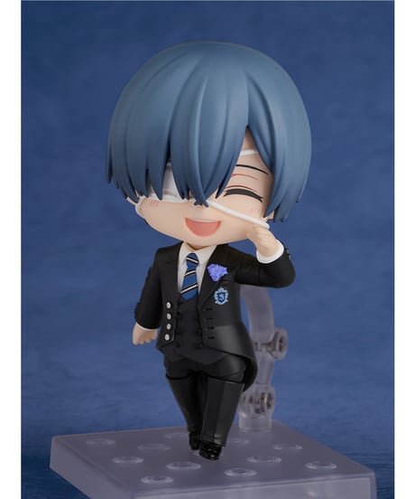 黒執事 -寄宿学校編-　ねんどろいど シエル・ファントムハイヴ 紺碧の梟寮 Ver.　塗装済み可動フィギュア　［グッドスマイルカンパニー］