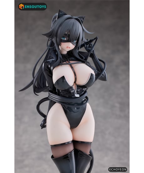 【予約】猫の女 Happyちゃん 1/6 完成品フィギュア　［ENSOUTOYS］