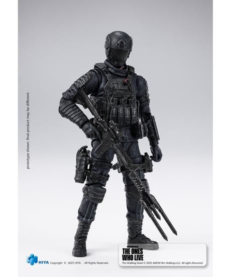【予約】ウォーキング・デッド: ザ・ワンズ・フー・リブ 1/18 アクションフィギュア CRMソルジャー　［ハイヤトイズ］