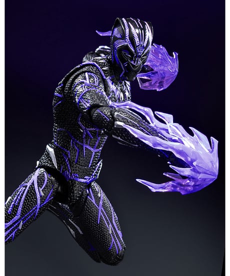 【予約】DLX ブラックパンサー（キネティック・エネルギー・チャージド）　1/12　塗装済み可動フィギュア　[threezero]