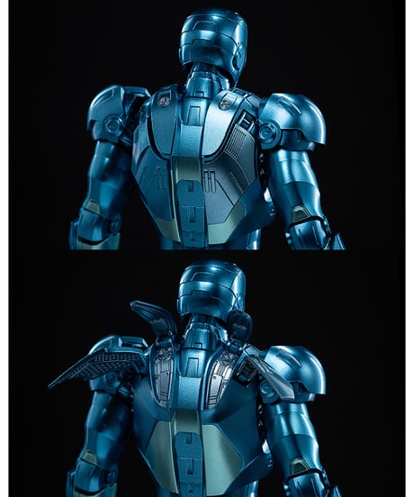 【予約】DLX アイアンマン・マーク3（ステルス・エディション）　1/12スケール　塗装済み可動フィギュア　［threezero］