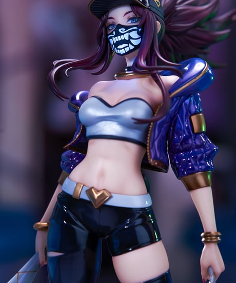 リーグ・オブ・レジェンド K/DA アカリ　PVC＆ABS製塗装済み完成品 　1/7スケールフィギュア