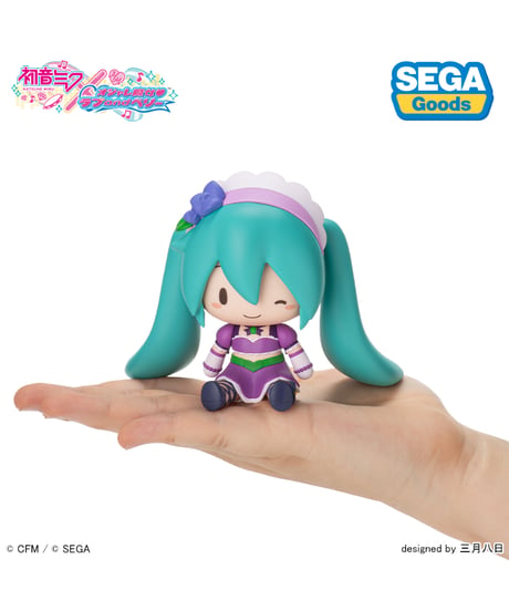 初音ミク×オシャレ魔女 ラブ and ベリー　ふわぷち　デフォルメフィギュア　キラリンパープル　［セガ フェイブ］