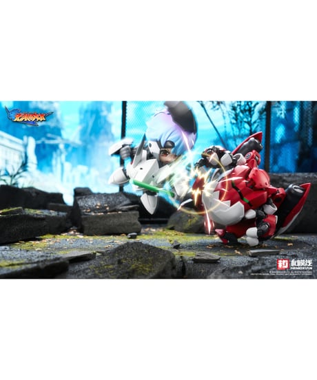 無限奪体ハートウォーリア エリー+オーガ ノンスケール 完成品アクションフィギュア