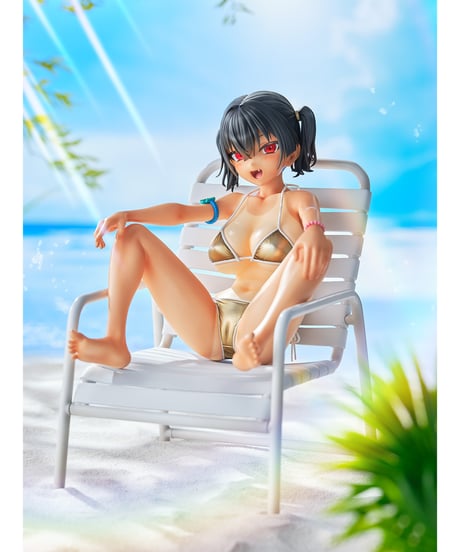 【予約】佐々城柑奈 金ビキニver.　楓子氏オリジナルイラスト　1/5スケール　PVC製塗装済み完成品　［ノクターン］