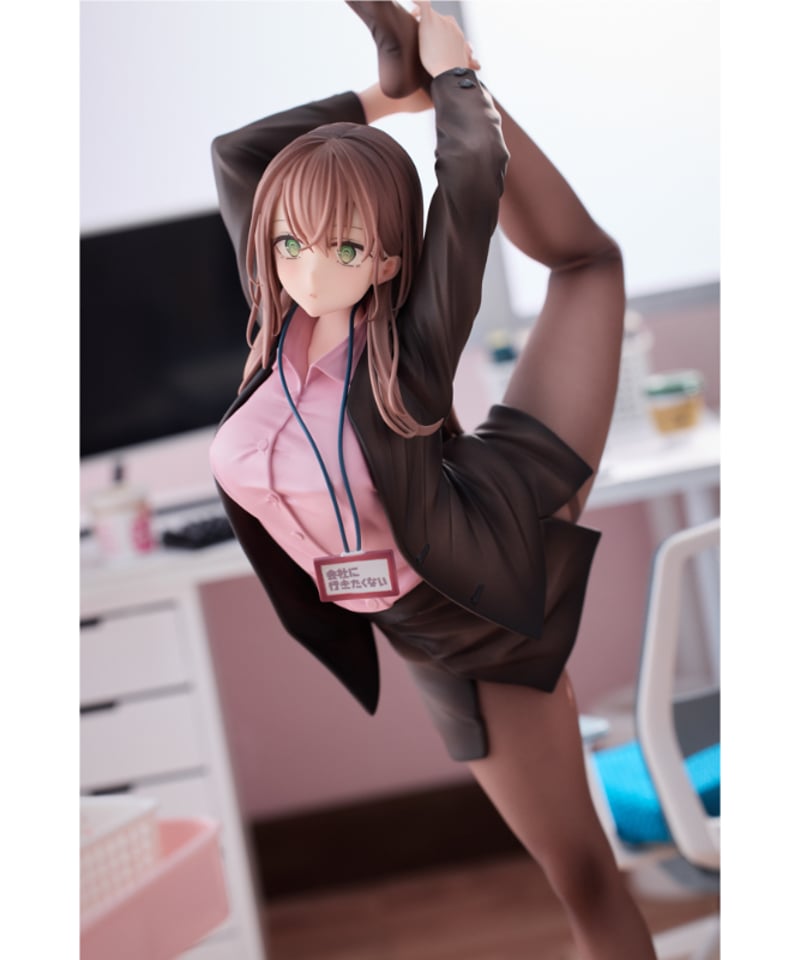 意外と体が柔らかい会社に行きたくないOLちゃん ピンクVer. 1/6 完成品