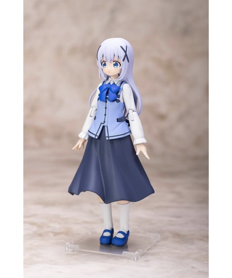 【予約】プラスチックキット「プラフィア　チノ」　ご注文はうさぎですか？ BLOOM　[PLUM]