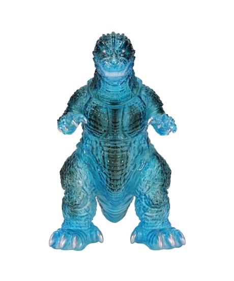 【予約】BIGレトロソフビシリーズ ゴジラ（2001）ヒートクリアブルー Ver.　彩色済み完成品　［CCPJAPAN］