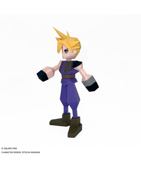 【予約】FINAL FANTASYVII ポリゴンソフビ クラウド・ストライフ　［スクウェア・エニックス］