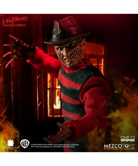 【予約】【再生産】ワン12コレクティブ/ エルム街の悪夢: フレディ・クルーガー 1/12 アクションフィギュア　［メズコトイズ］