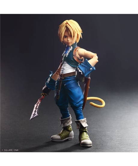ファイナルファンタジーIX PLAY ARTS真 ジタン・トライバル　彩色済み完成品フィギュア　［スクウェア・エニックス］