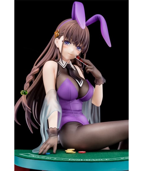 聖剣学院の魔剣使い　エルフィーネ・フィレット　花紫のバニーフィギュアwithぺろりシステム