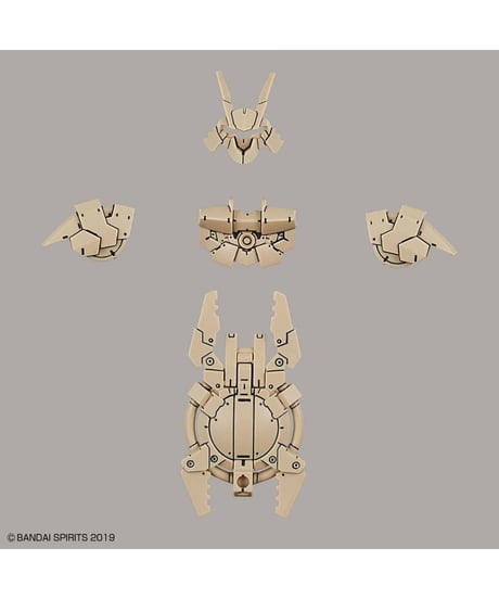 30MM 1/144 近接格闘用オプションアーマー[ポルタノヴァ用/サンドイエロー]　プラモデル　［バンダイ］