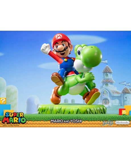 【予約】スーパーマリオシリーズ/ マリオ＆ヨッシー スタチュー　［ファースト4フィギュア］