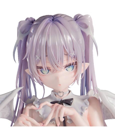 【予約】無人ちゃん。「白い悪魔ちゃん。」 1/4スケール塗装済み完成品フィギュア　［B´full FOTS JAPAN］