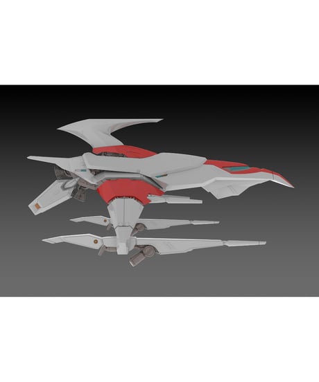 プラスチックキット「シルバーホーク 3F-1B SPACE FIGHTER」　ダライアス　1/144　[PLUM]