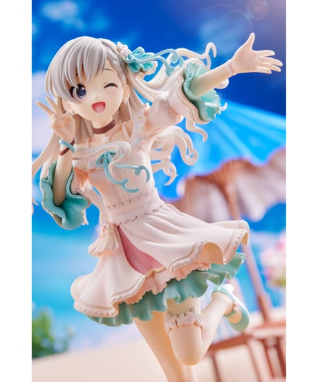 久川颯[O-Ku-Ri-Mo-No Sunday ! ]+　1/7　塗装済み完成品フィギュア　アイドルマスター シンデレラガールズ　［PLUM］