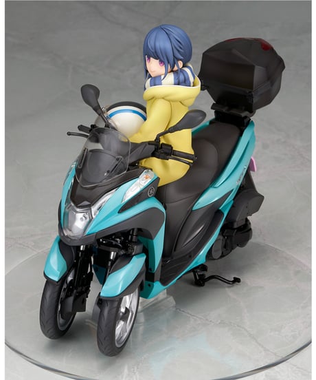 ゆるキャンへ 志摩 リン with 三輪バイク　1/10スケール PVC&ABS製塗装済完成品