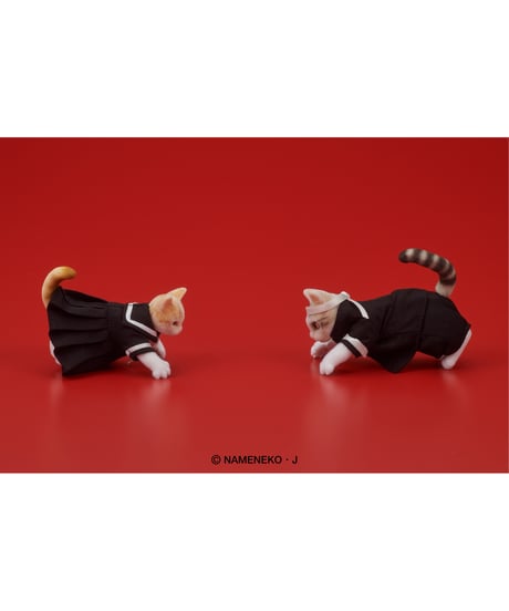 DIGKawaiiACTION 『なめ猫』又吉＆トラ子セット　彩色済完成品可動フィギュア