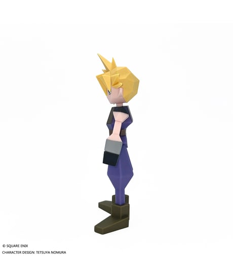 【予約】FINAL FANTASYVII ポリゴンソフビ クラウド・ストライフ　［スクウェア・エニックス］