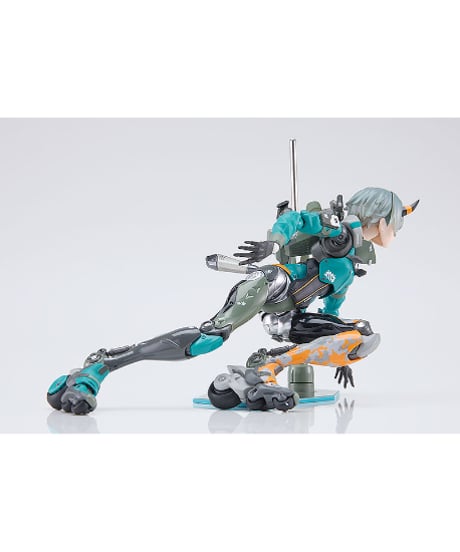 MOTORED CYBORG RUNNERSSX_155 "DOWNTOWN TREK"　プラスチック＆ダイキャスト製塗装済み可動フィギュア　少女発動機