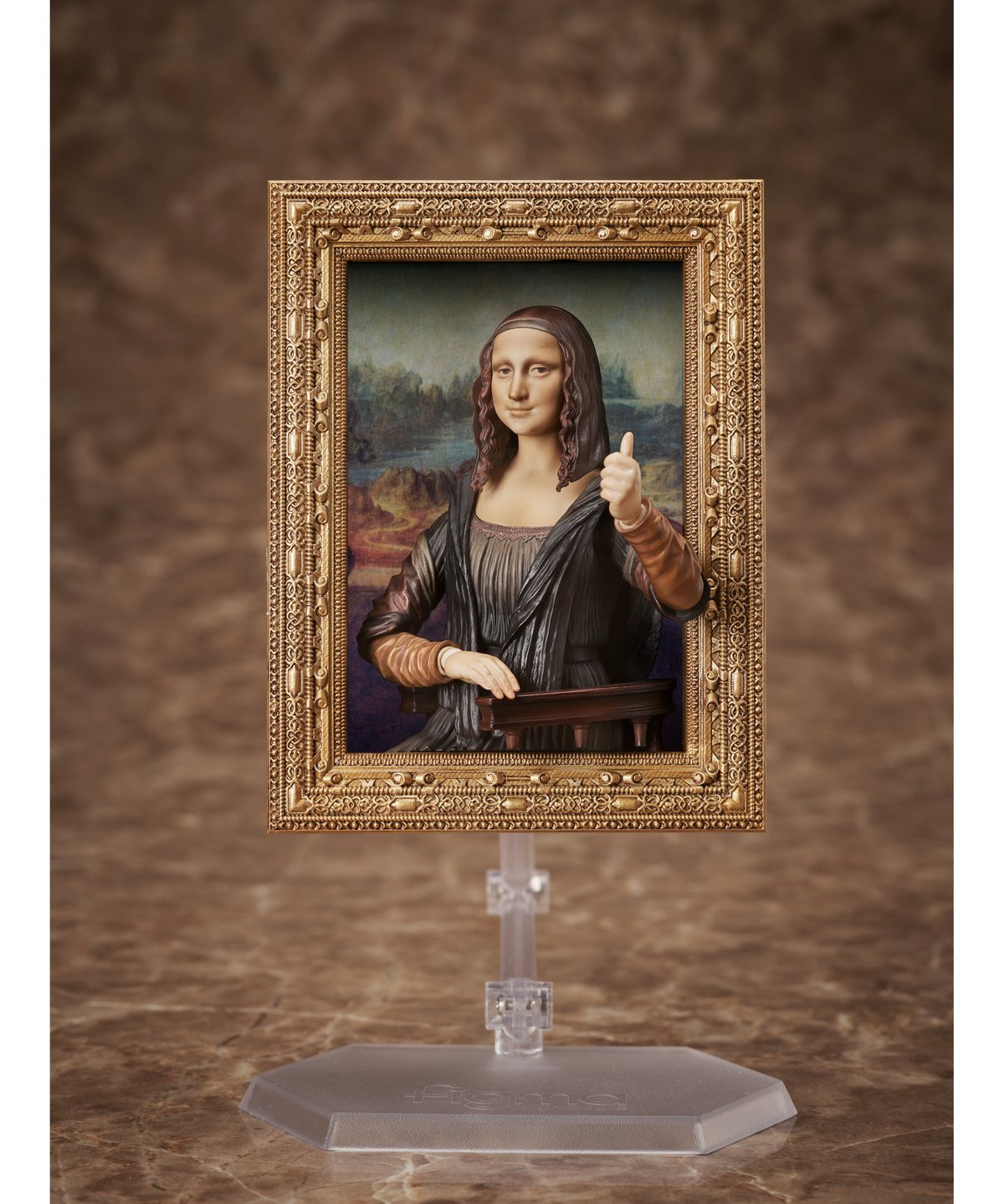 figma モナリザ　テーブル美術館　レオナルド・ダヴィンチ　芸術 予約】テーブル美術館 figma「レオナルド・ダ・ヴィンチ作 モナ・リザ