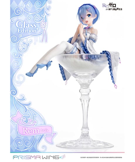 PRISMA WING Re:ゼロから始める異世界生活 レム  グラスエディション 1/7 スケール 完成品フィギュア