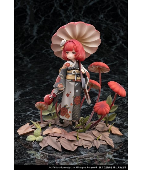 【予約】マッシュルームガールズシリーズ No.6 ハエマトケファルスタケ 1/1 完成品フィギュア　［Reverse Studio］