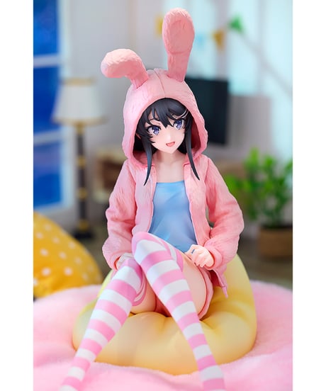 桜島麻衣 フード☆るっく うさみみver.　青春ブタ野郎はランドセルガールの夢を見ない　1/7スケール　塗装済み完成品