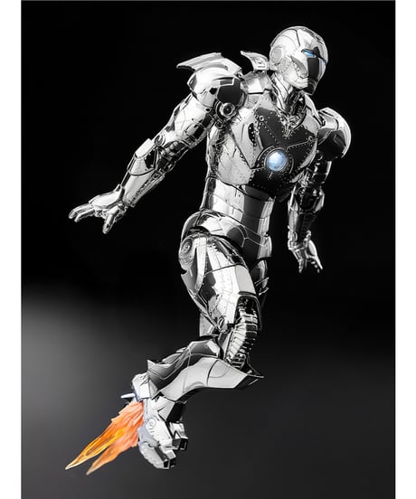 DLX Iron Man Mark 2 (Chrome Edition)（DLX アイアンマン・マーク2（クローム・エディション））　［threezero］