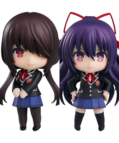 デート・ア・ライブⅤ　ねんどろいど （時崎狂三 制服Ver./夜刀神十香 制服Ver.）　全２種　塗装済み可動フィギュア