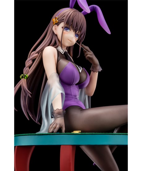 聖剣学院の魔剣使い　エルフィーネ・フィレット　花紫のバニーフィギュアwithぺろりシステム