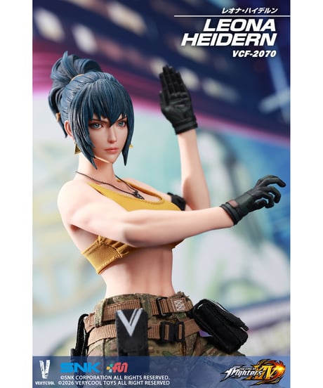 【予約】King of Fighters XIV 1/6 コレクティブル アクションフィギュア レオナ・ハイデルン　［ベリークール］