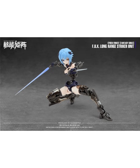NUKE MATRIX　FANTASY GIRLS 第一弾 1/12 F.O.X Long Range Striker Unit プラモデル