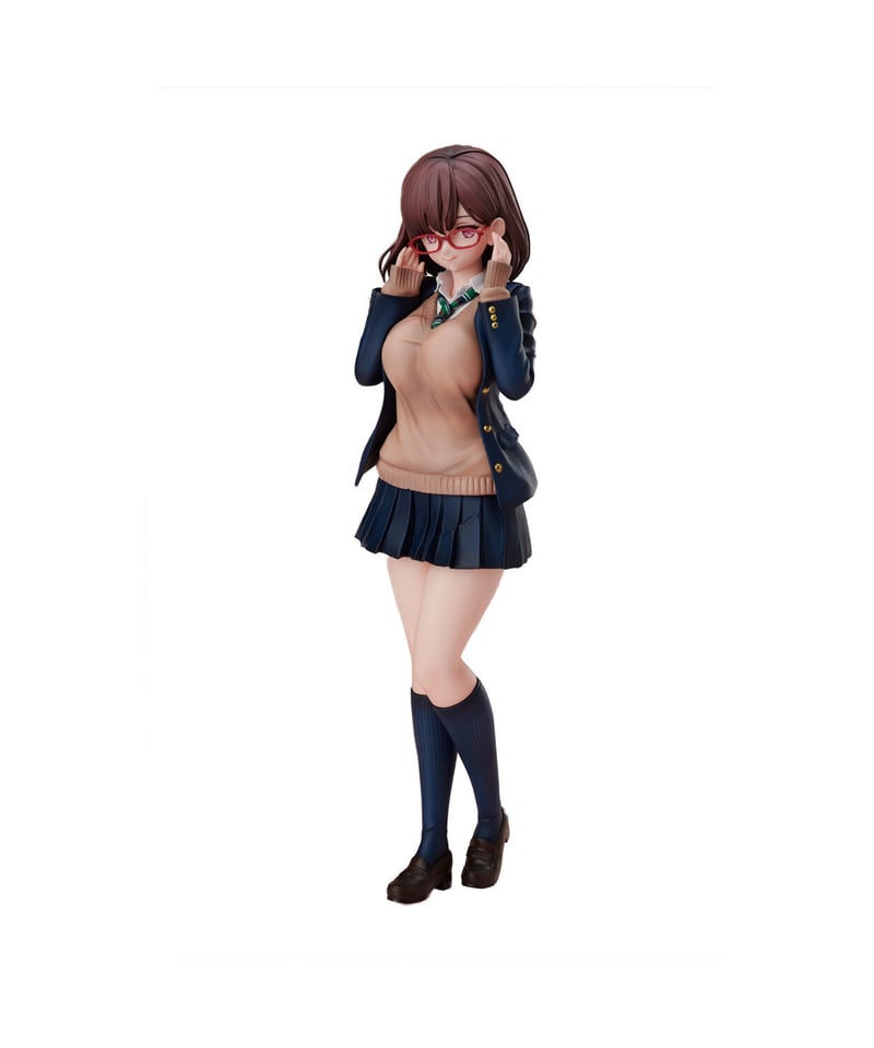 メガネJKさん 完成品フィギュア Amazon | 加瀬大輝イラスト『メガネJKさん』 ノンスケール PVC&ABS製
