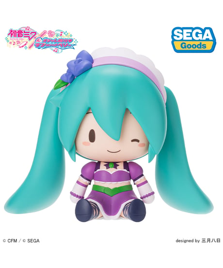 初音ミク×オシャレ魔女 ラブ and ベリー　ふわぷち　デフォルメフィギュア　キラリンパープル　［セガ フェイブ］