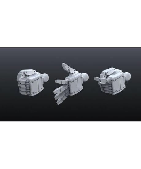 ビルダーズパーツHD-22 1/144 MSハンド03（連邦系・Sサイズ）　プラモデル　［バンダイ］