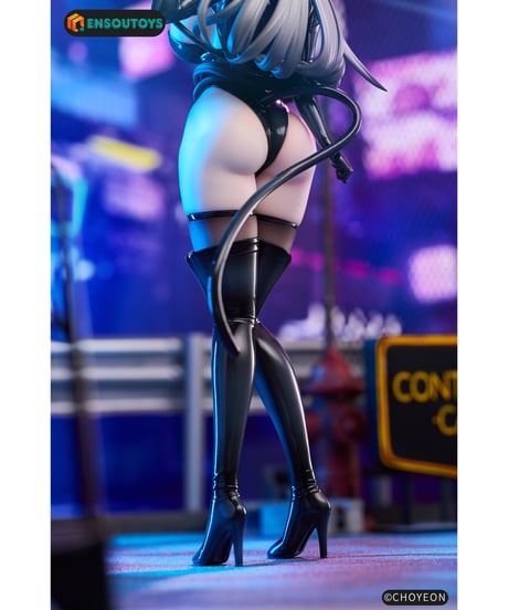 【予約】猫の女 Happyちゃん 1/6 完成品フィギュア 異色版　［ENSOUTOYS］