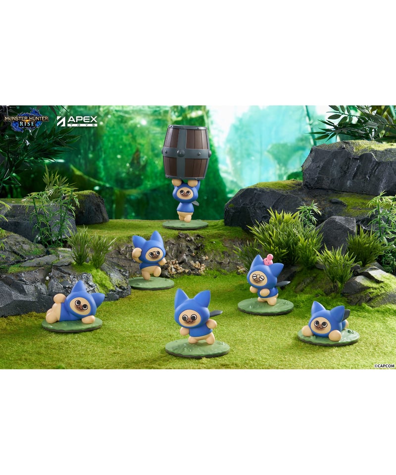 Monster Hunter Rise アイルー「ネコ」ブラインドボックスフィギュア 6