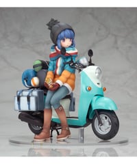 志摩 リン with スクーター【再販】　1/10スケール　PVC&ABS製塗装済完成品　ゆるキャン△　［アルター］