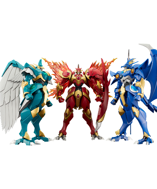 魔法騎士レイアース/プラモデル完成品3体セット 魔法騎士レイアース MODEROID 伝説の3魔神セット 組み立て式