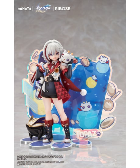 【予約】RISE UP+ 崩壊：スターレイル ちびねこシリーズ フィギュア トパーズ&カブVer. 完成品フィギュア　[RIBOSE]