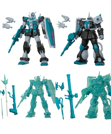 機動戦士ガンダム CAPSULE ACTION ～初音ミク color Ver.～　4個入り1BOX　[バンダイ]